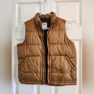 Old Navy Tan Kids Quilted Vest